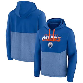 Edmonton Oilers Fanatics Branded Slash Attack - Pullover Hoodie - Blue