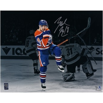 Zach Hyman Edmonton Oilers Autographed Fanatics Authentic 16